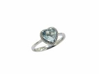 Anello Soranzo Gioielli Donna Pietre Preziose in Oro bianco Acquamarina 1.70 Ct LT10388037 - LT10388037